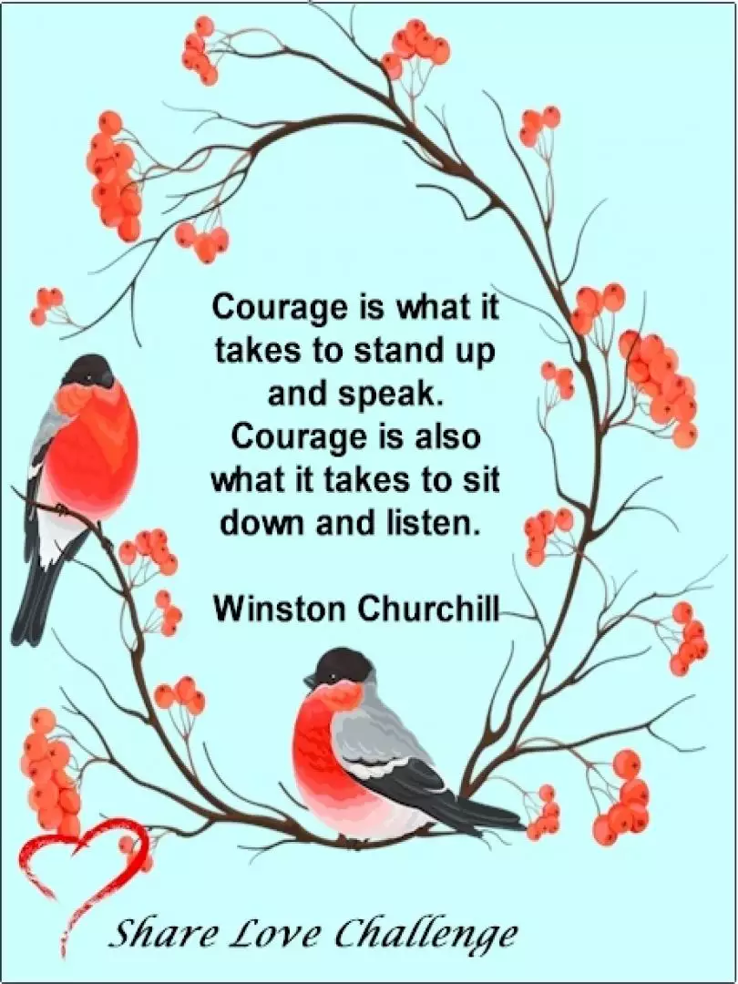 Courage by Winston Churchill