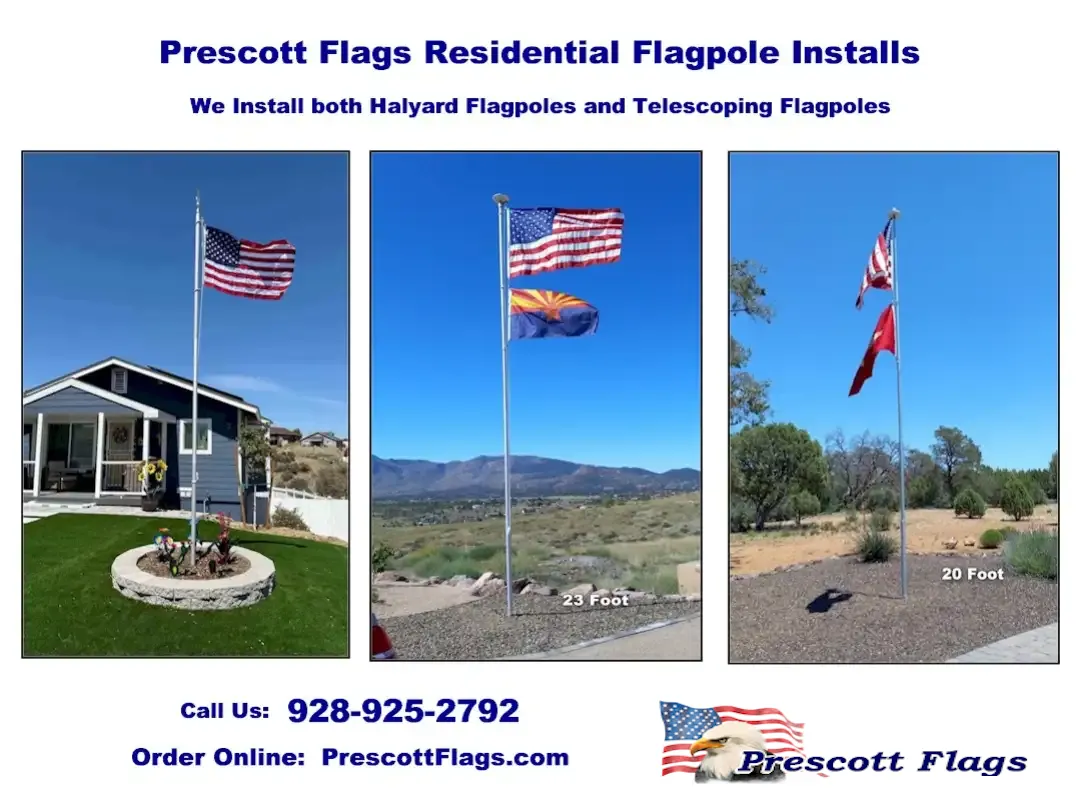Residential Flagpole Installs