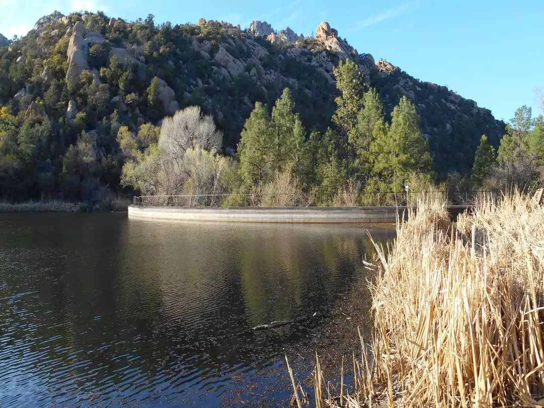 Granite Mountain on west side.