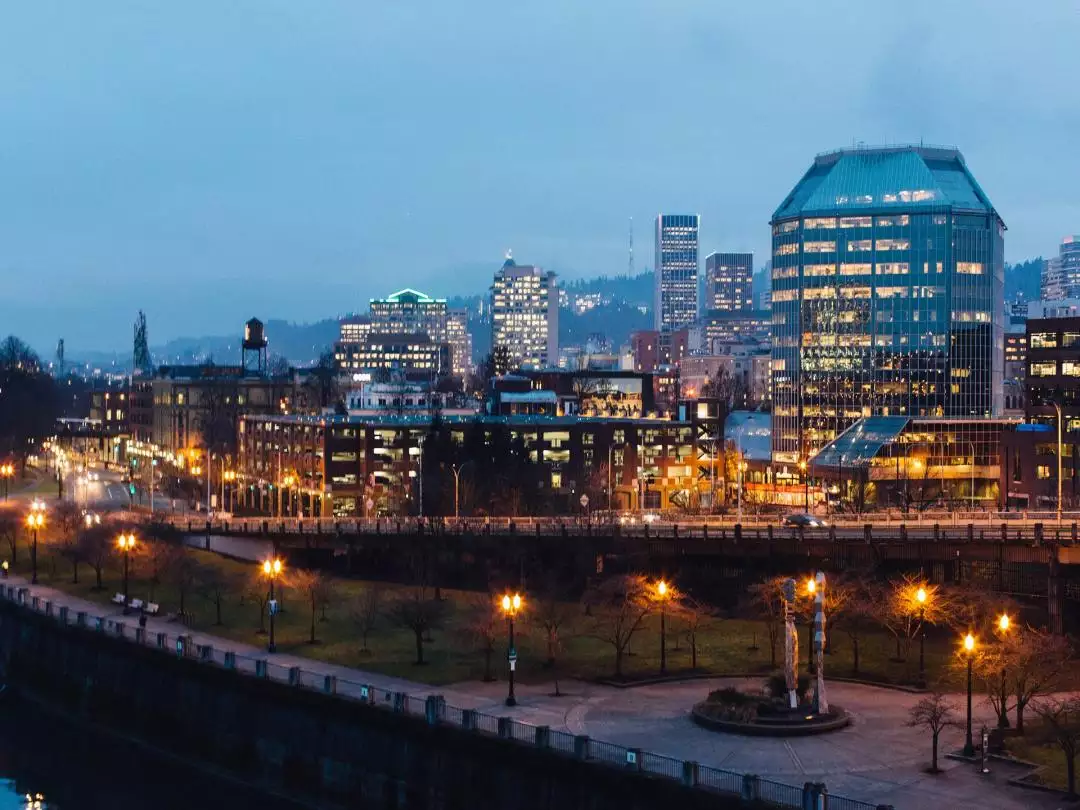 Portland PDX Night Lights image by Jacob Johnson from Pixabay